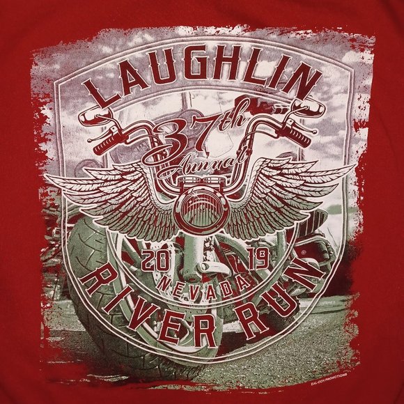*SOLD* Laughlin River Run 2019 Zip Up Hoodie - Picture 1 of 10